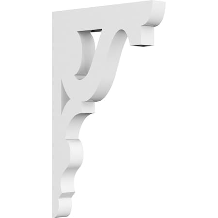 Ekena Millwork Robin Architectural Grade PVC Bracket, 5/8"W X 4 1/2"D X 7"H BKTP01X04X07RB